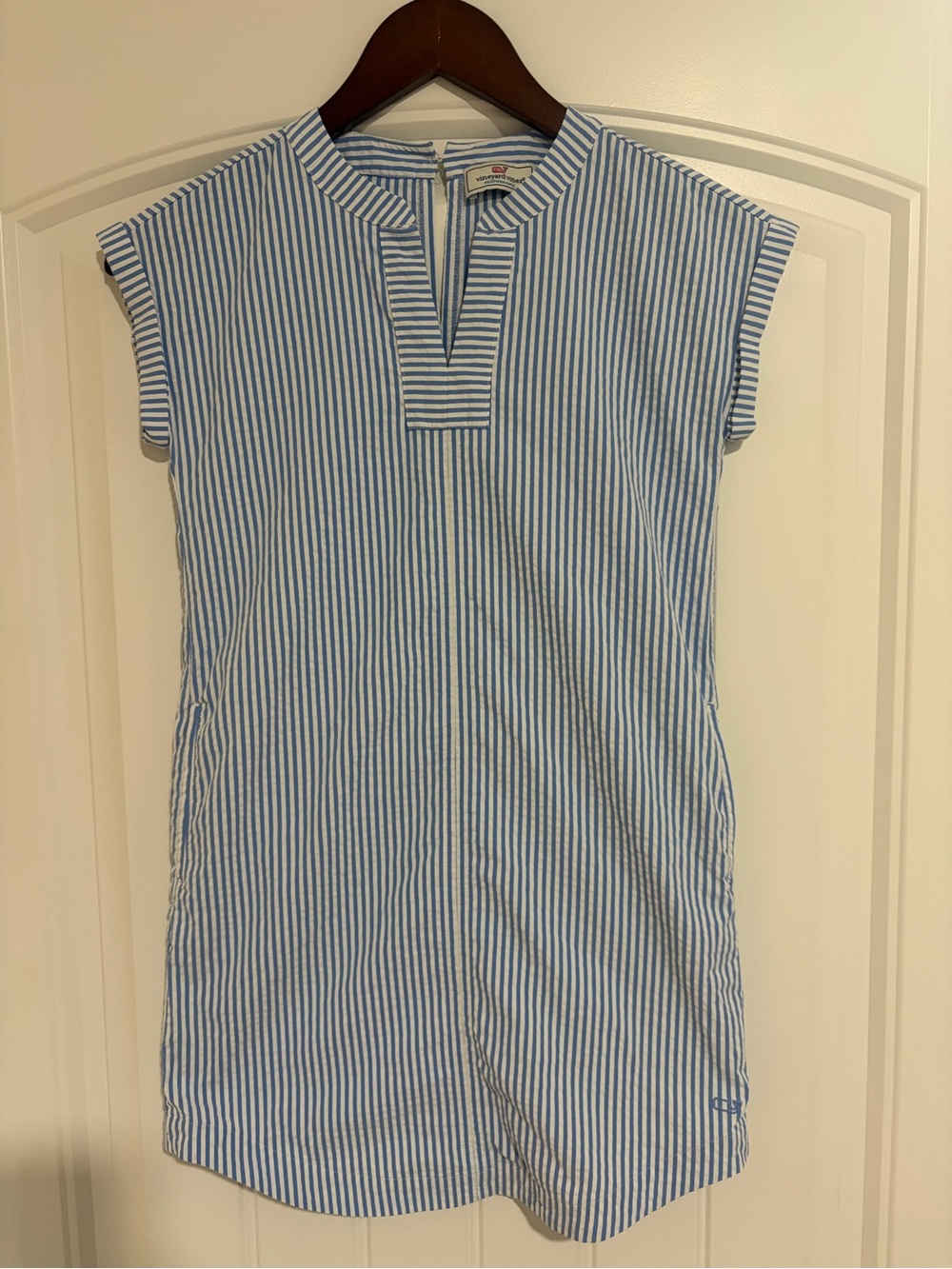 Vineyard Vines Blue and White Striped Shift Tunic